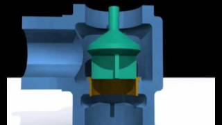 non return valve animation and cross section [upl. by Orsino]