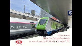 RE 2552 Trenord Milano Porta GaribaldiPorto Ceresio [upl. by Ciapha]