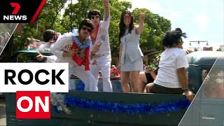 Parkes Elvis Festival 2025  7NEWS [upl. by Aihsatal]