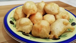 ZEPPOLINE DI PASTA CRESCIUTA  pizzelle napoletane deliziose [upl. by Aratihc572]