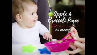 Apple and Broccoli Puree  Heinz Baby Basics [upl. by Emilia376]