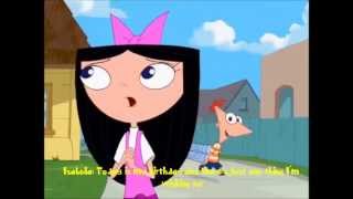 Phineas and Ferb  Isabellas Birthday Song Lyrics [upl. by Ettenim]