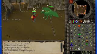 Fighting Elvarg on Runescape in 2005 [upl. by Waxman]