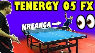 Tenergy 05 FX Rubber Review  With Kalinikos Kreanga [upl. by Nirra]