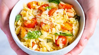 Easy Orzo Pasta Recipe [upl. by Adnirim]