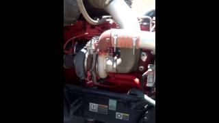 Cummins isx turbo whistle [upl. by Atnes]