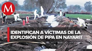 Identifican a las 14 personas que murieron por explosión de pipa en Nayarit [upl. by Lilla]