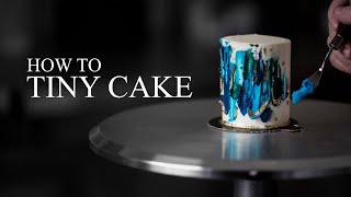 How to decorate a cake with a palette knife  Cake Decorating School [upl. by Newnorb]