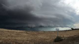 Supercell Timelapse Port Pirie 03 Oct 17th 2024 [upl. by Atinuj]