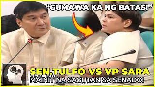 🔴 GRABE MAINIT na SAGUTAN sa SENADO nina SEN RAFFY TULFO at VP SARA DUTERTE   Jevara PH [upl. by Ayila]