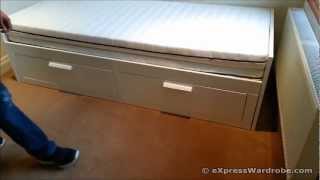 IKEA Brimnes Day  Trundle Bed Design [upl. by Tresa]