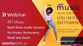 How to apply RTI Music as Multi Room Audio Solution for Private Restaurants Retail and Hotels [upl. by Assilem]