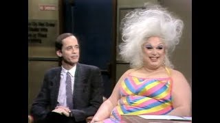 John Waters amp Divine on Letterman Part 1 of 3 1982 [upl. by Shrier931]