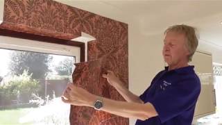 How to Hang Wallpaper Around Windows and Doors the Professional Way [upl. by Haimirej839]