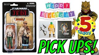 Star Wars Vintage Collection Pickups  Bossks Bounty is 5 Years Old [upl. by Risay692]