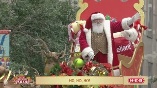 Santa Claus comes to Houston for the 74th annual HEB Thanksgiving Day Parade [upl. by Appolonia310]