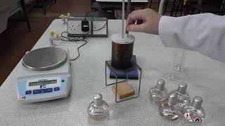 Enthalpy of combustion of ethanol C0096 [upl. by Shippee809]