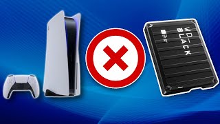 PS5 External Hard Drive Problems Explained  Storage Crashing Issues [upl. by Anesusa]