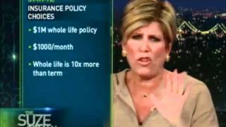 Suze Orman  Term and Life Insurance Comparison [upl. by Baptist981]