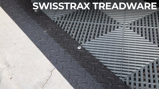 Dealing With Garage Flooring Edges Swisstrax Treadware [upl. by Sedda]