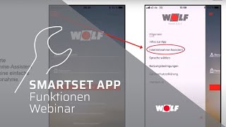 WOLF Webinar Smartset App Funktionen für Heizungsbauer [upl. by Rema]