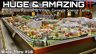 HUGE amp AMAZING Model Train Layout  Carnegie Science Center Pittsburgh PA [upl. by Mungam826]