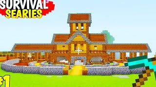 Minecraft Pe Survival Series EP1 in Hindi 121  Made survival base amp Armor [upl. by Reinertson678]