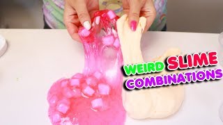 WEIRD SLIME COMBINATIONS Slimeatory 502 [upl. by Ahsirek]