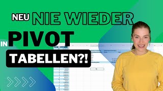 NEU in Excel GRUPPIERENNACH und PIVOTMIT einfach erklärt –Datenanalyse ohne PIVOT Tabelle [upl. by Sparrow]