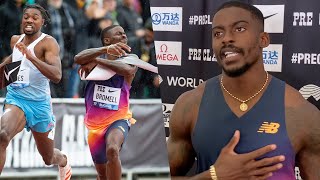 Pre Classic 100m Was Personal For Trayvon Bromell [upl. by Amar]