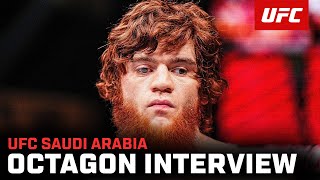 Shara Magomedov Octagon Interview  UFC Saudi Arabia [upl. by Aliwt]