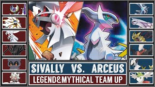 ARCEUS vs SILVALLY Pokémon SunMoon  Type Change Battle [upl. by Sanferd19]