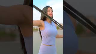 FHANNY GHASSANI WORKOUT FANCAM 1 [upl. by Tneciv]