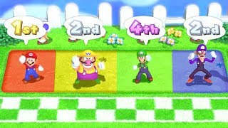 Mario Party 10 MiniGames  Mario vs Luigi vs Wario vs Waluigi [upl. by Reube894]