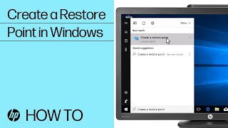 Create a Restore Point in Windows  HP Computers  HP Support [upl. by Carthy463]