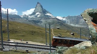 Mit der Gornergratbahn ins Reich der 4000er [upl. by Yahs]