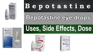 Bepotastine besilate ophthalmic solution 15 wv  Betoact eye drops  bepreve 15 eye drops uses [upl. by Cheadle]