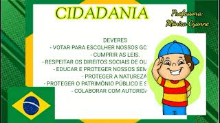 CIDADANIA Direitos e deveres [upl. by Nna]