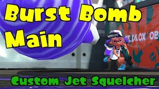 Splatoon 2 Short Mid Range Shooter Main Used Custom Jet Squelcher [upl. by Esahc]