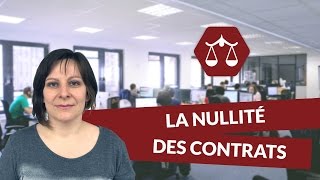 La nullité des contrats  Droit  digiSchool [upl. by Gottuard]