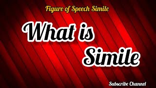 what is simile with examplesfigure of speech simile [upl. by Ulani]