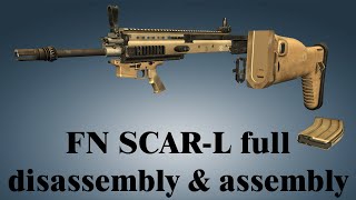 FN SCARL full disassembly amp assembly [upl. by Akimaj524]