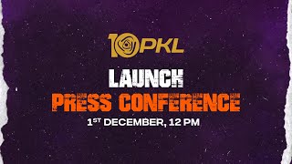 Pro Kabaddi League Season 10 Launch Press Conference  LIVE [upl. by Kucik]