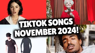 Top Trending Songs on TikTok  November 2024 [upl. by Calisa335]