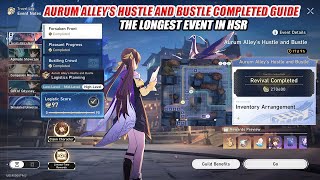 HSR Aurum Alleys Hustle and Bustle 13 Longest Event Completed Guide  Logistics Planning 90 [upl. by Yonatan]