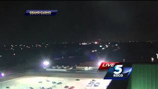 UFO caught on Live TV flying over Oklahoma City [upl. by Gnof]