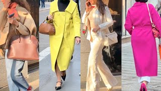 MILAN STREET FASHION 2024☀️EARLY SPRING 2024 FASHION TRENDS 🇮🇹ITALIAN STYLE SPRING LOOKS [upl. by Older569]