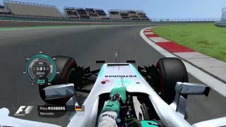 rFactor F1 2016  Nico Rosberg OnBoard in Shanghai [upl. by Nevaeh]