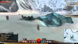 Guild Wars 2  Lostvyrm Cave Hero Point Wayfarer Foothills [upl. by Einnob]