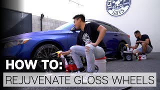 How To Rejuvenate Gloss Painted Wheels  Chemical Guys [upl. by Ahsienom972]